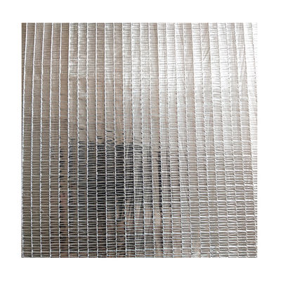 อลูมิเนียมฟอยล์ Aluminet Shade Cloth สำหรับเรือนกระจกถัก Hdpe Silver Cover