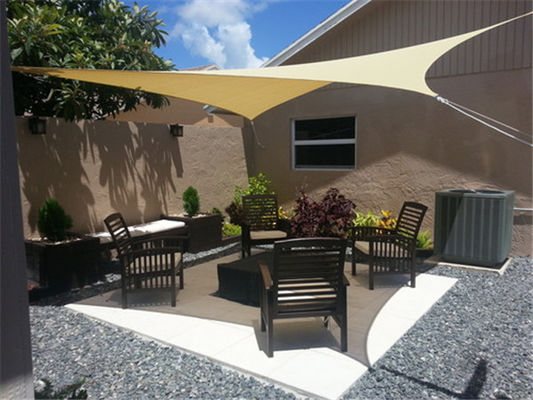 สี่เหลี่ยมผืนผ้าขนาดเล็ก Sun Shade Sail UV Protection สำหรับ Patio Privacy