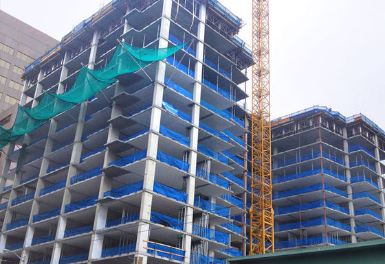 ตะแกรงเศษซากนั่งร้าน 100gsm สารหน่วงไฟสีน้ำเงินสำหรับงานหนัก