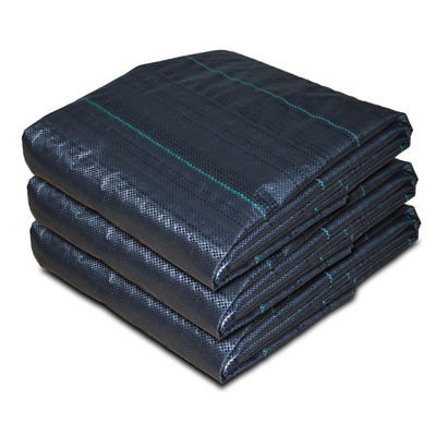 ผ้าคลุมดินสำหรับปูวัชพืชสำหรับงานหนัก 90GSM ภายใต้พรมฆ่าวัชพืชหญ้าดาดฟ้า