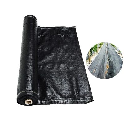 เสื่อป้องกันวัชพืชที่มีความเสถียร Uv ภายใต้ Gravel Mulch Heavy Duty Garden Matting