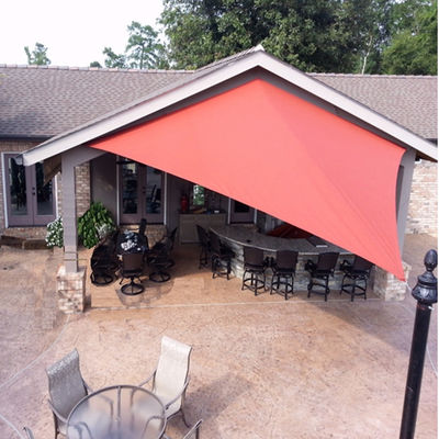 UV Sun Shade Sail Square Sand 185gsm Uv Block Canopy สำหรับลานสนามหญ้า Law