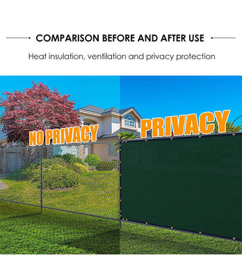 หน้าจอความเป็นส่วนตัวตาข่าย 150gsm สำหรับระเบียงดาดฟ้ากลางแจ้ง Windbreak