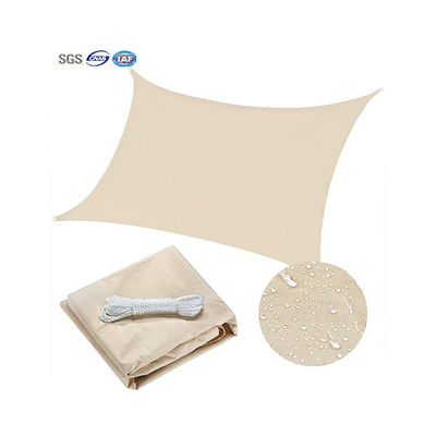 สามเหลี่ยม Sun Shade Sail PU เคลือบกันน้ำ