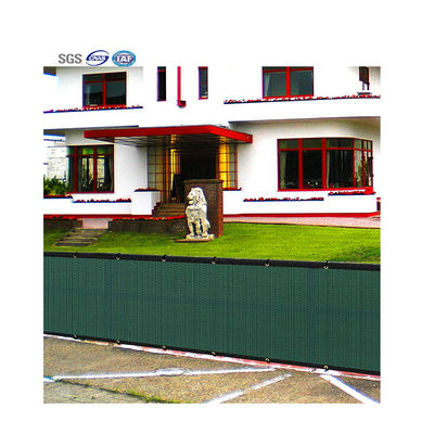 กลางแจ้งสวนระเบียงความเป็นส่วนตัวหน้าจอ Windbreak น้ำเงินขาว 180gsm